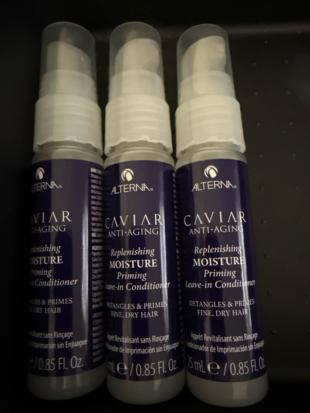 Caviar Anti-Aging Replenishing Moisture Priming Leave-In Conditioner - Purple